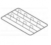 griglia forno 8 polli GN1-1 530X325MM